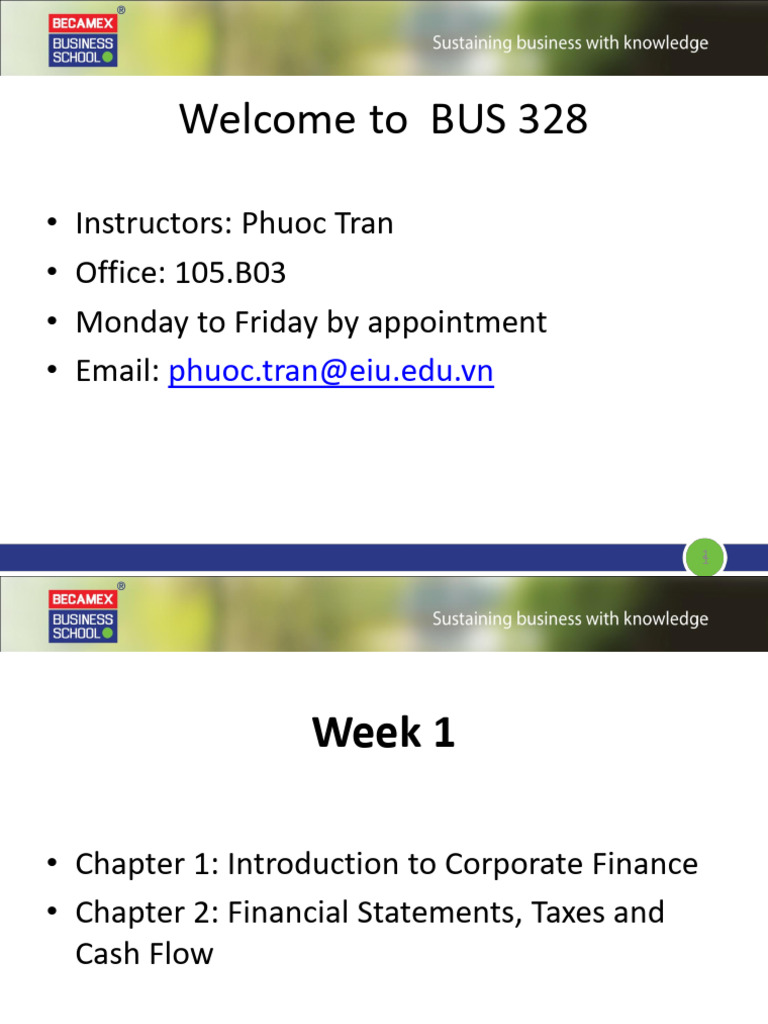 Introduction to Corporate Finance Concepts | PDF | Partnership | Equity ...