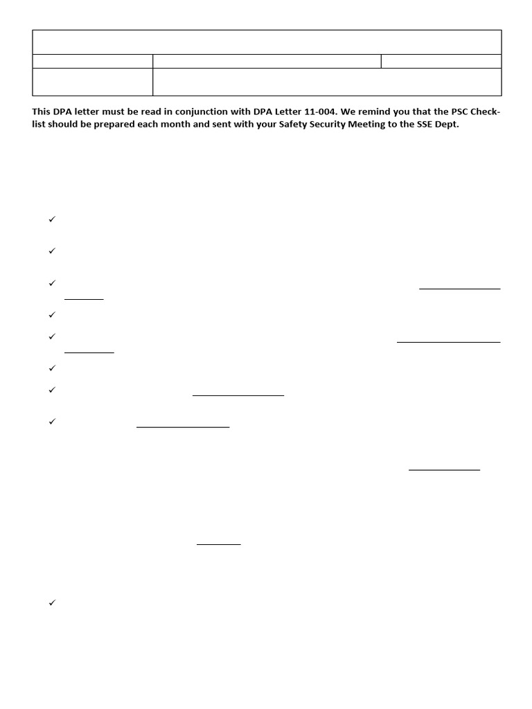 PSC Inspection Crew Behavior Guidelines | PDF | Sea Captain | Shipping