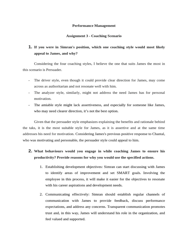 Coaching Strategies for Employee Success | PDF | Motivation | Motivational