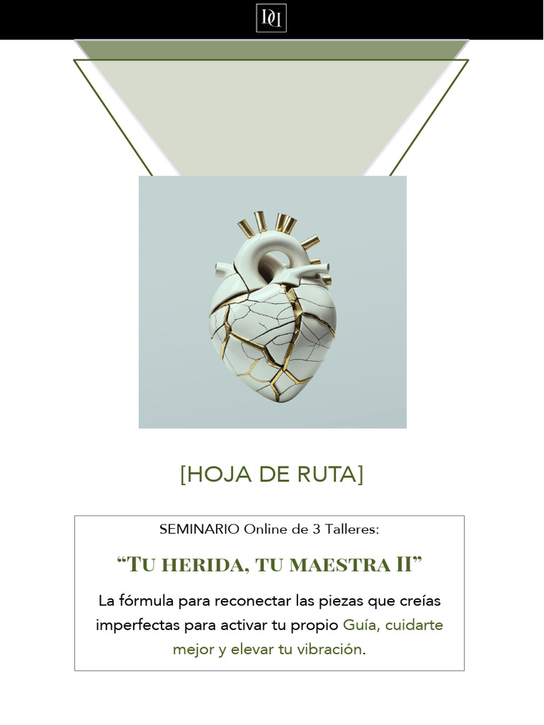 Hoja de Ruta - Tu Herida - Tu Maestra II - Taller 1 - Nov 2024 | PDF ...
