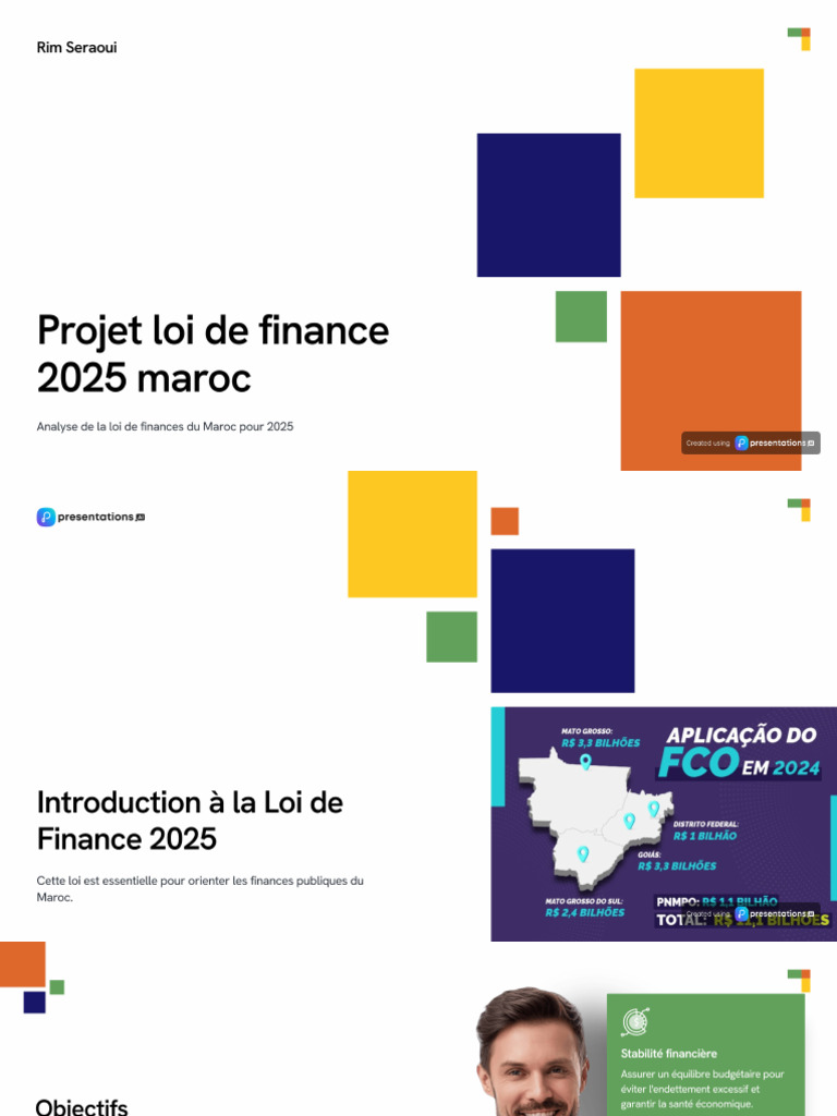 Projet Loi de Finance 2025 | PDF