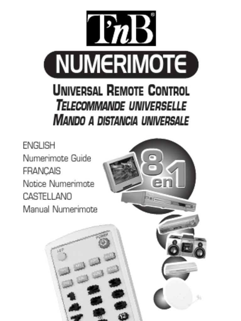 T’nB Universal Remote Control Guide | PDF | Remote Control ...