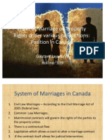 Effect of Marriage On Property Rights Under Various