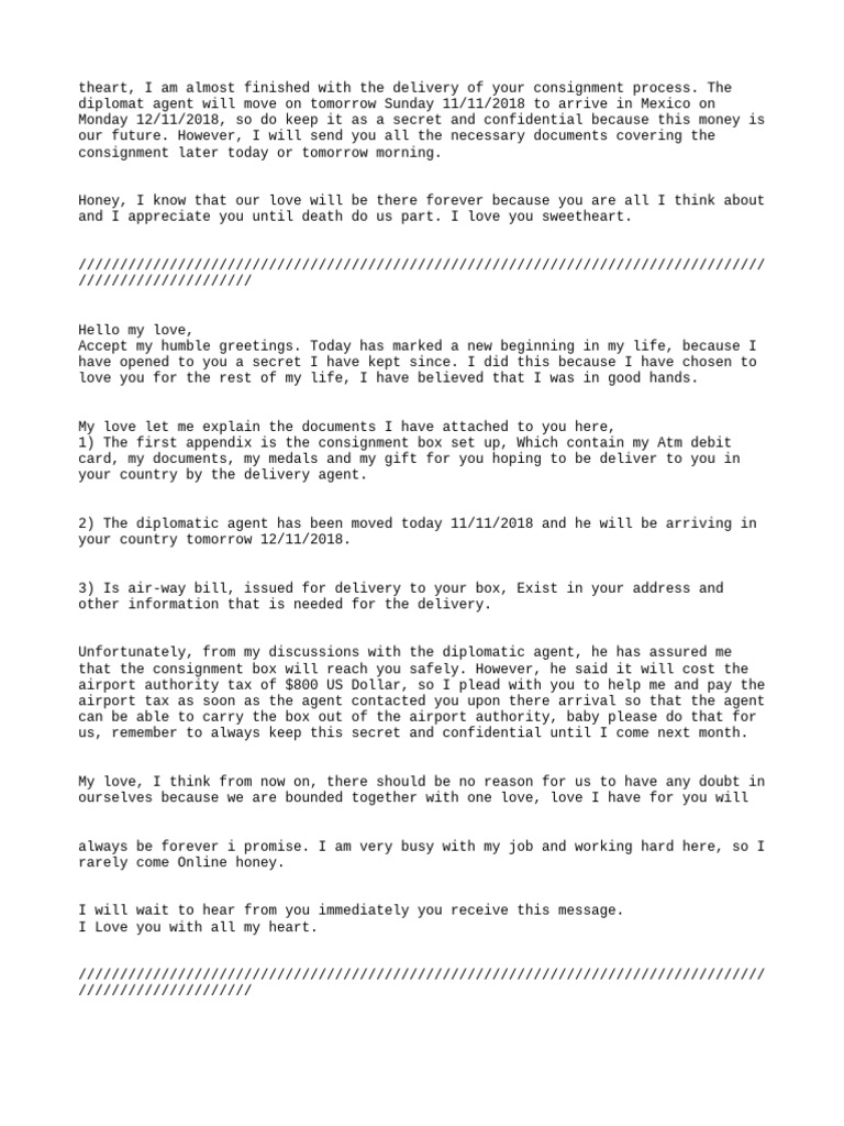 Confidential Consignment Delivery Details | PDF | Social Science