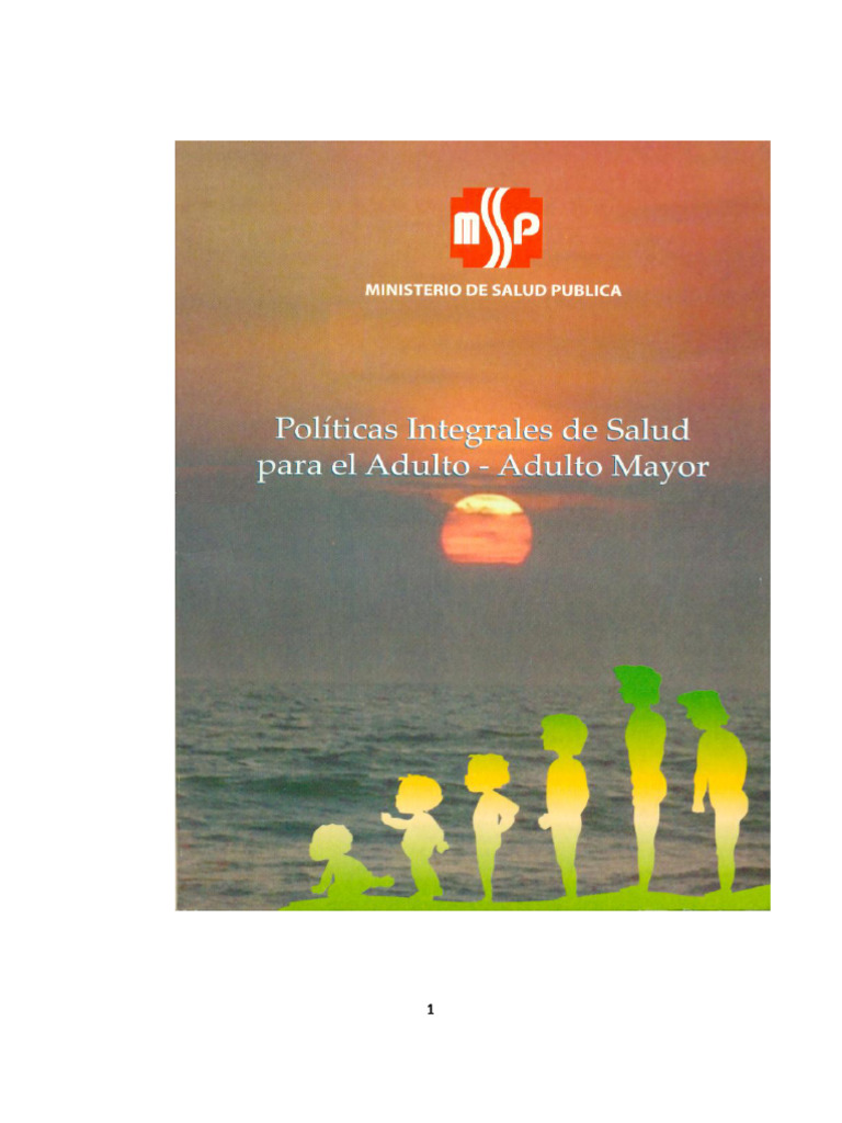 Políticas de Salud para Adultos Mayores | PDF | Vejez | Envejecimiento