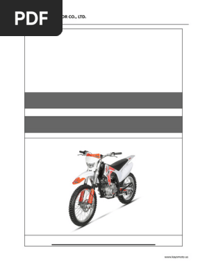 KAYO T2 Motorcycle Service Manual | PDF | Brake | Clutch