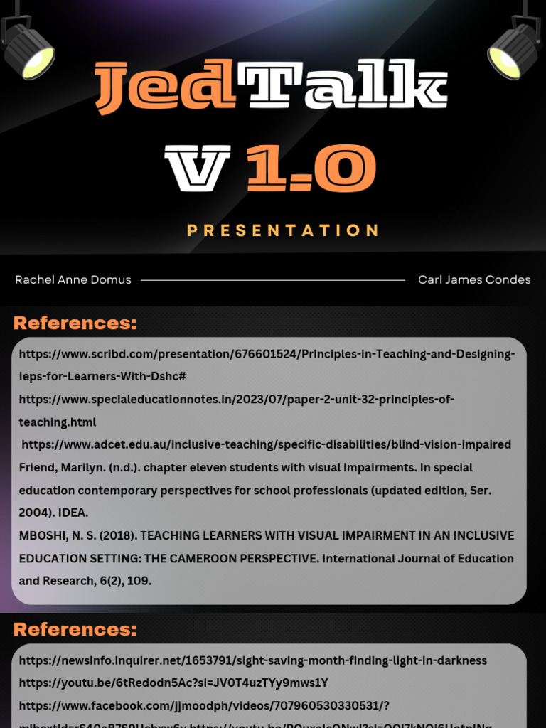 Teaching Strategies for Visual Impairments | PDF | Visual Impairment ...