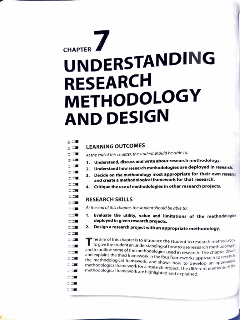 Chapter 7 Understanding Research Methodology and Design | PDF ...