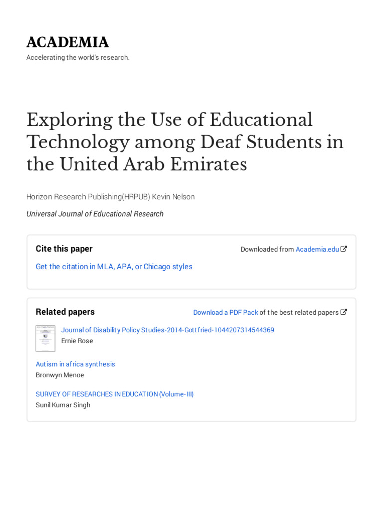 Exploring The Use of Educational | PDF | Educational Technology | Internet
