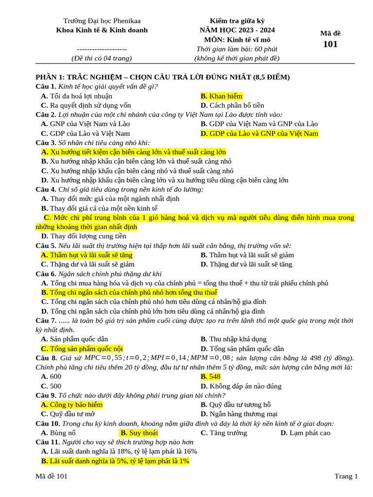 Ma de 101 | PDF