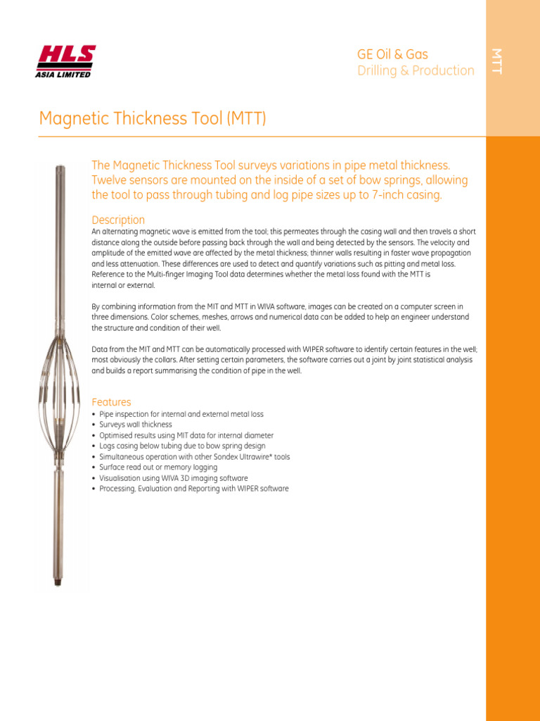 MTT Sondex Specifications | PDF | Pipe (Fluid Conveyance) | Transmitter