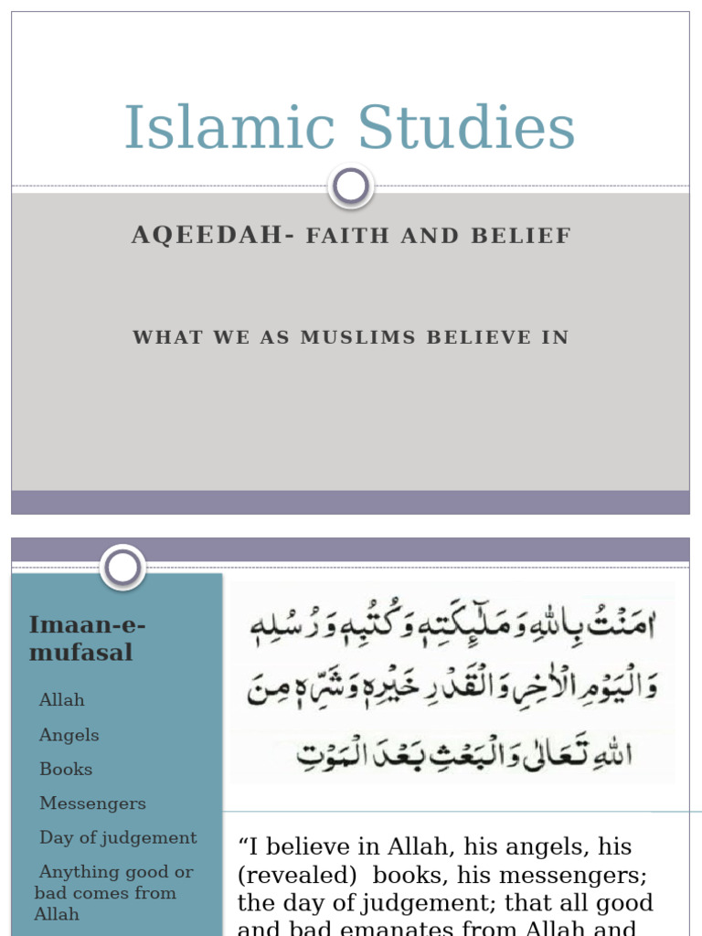 Islamic Studies Pdf