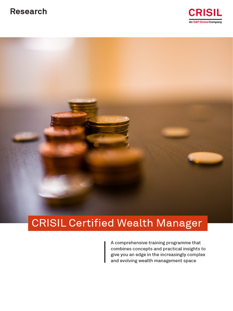 CRISIL Certified Wealth Manager Course | PDF | Investment Fund | Insurance