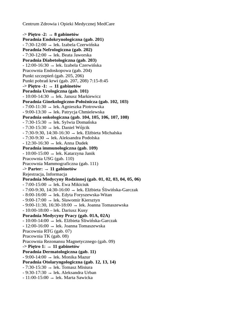 Medcare | PDF