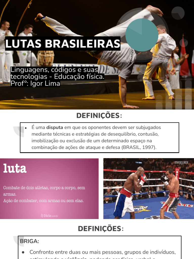 Definições e História das Lutas Brasileiras | PDF | Artes marciais ...