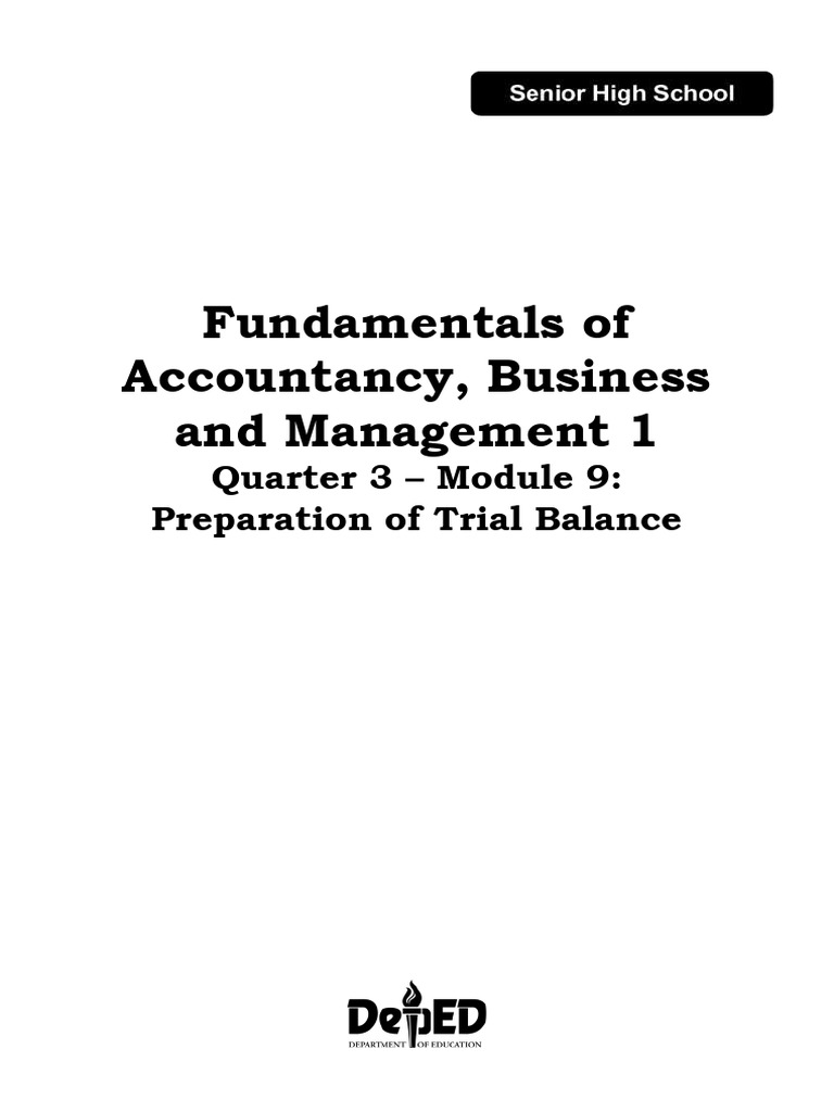 Trial Balance Preparation Guide | PDF | Debits And Credits | Expense