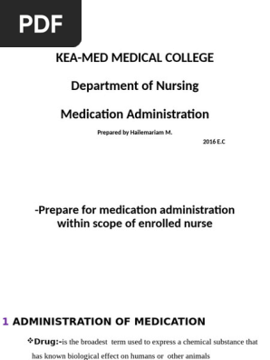 Medication