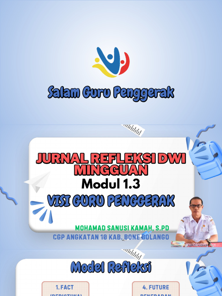 Refleksi Pembelajaran Modul 1.3 Guru Penggerak | PDF | Karier ...