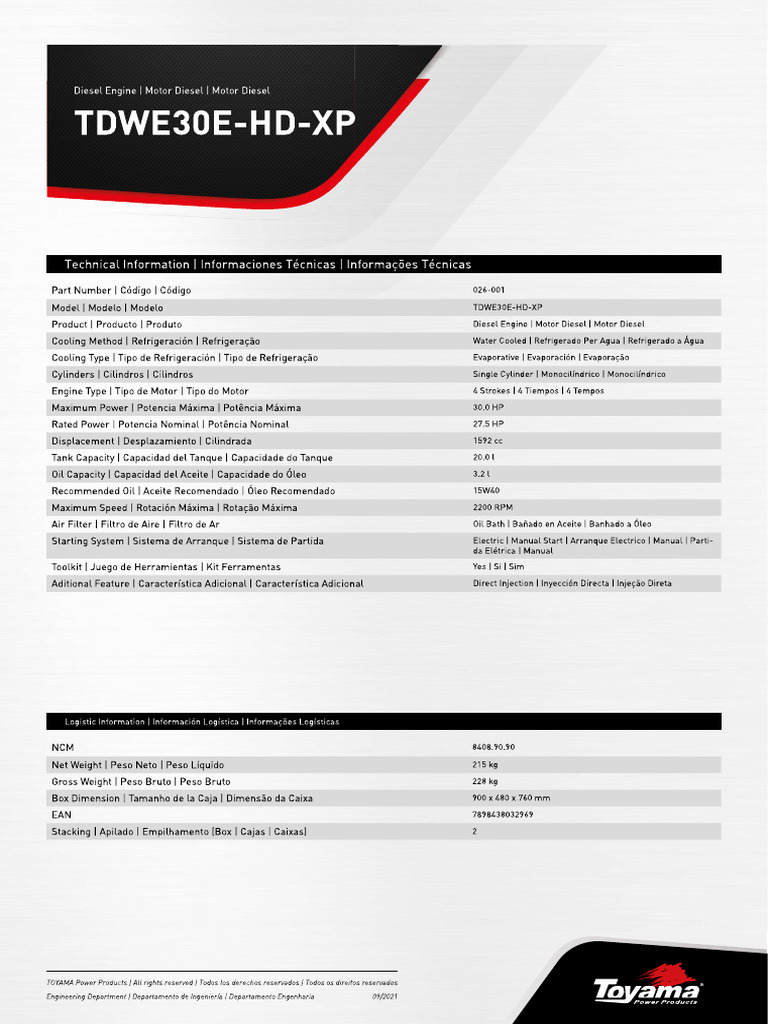 Ty 026-001 Tdwe30e-Hd-Xp DS M | PDF