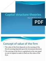 Capital Structure Theories FINAL