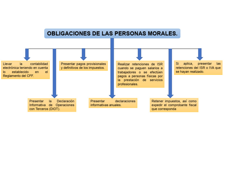 Obligaciones de Las Personas Morales PDF | PDF
