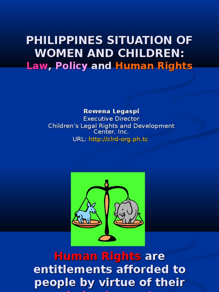 Women's and Children's Rights in the PH | PDF | Rape | Human Rights
