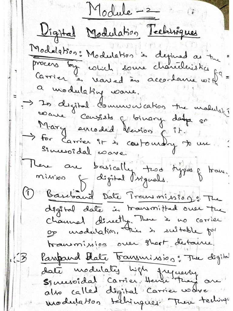 Module - 2 - DC - Class Notes | PDF