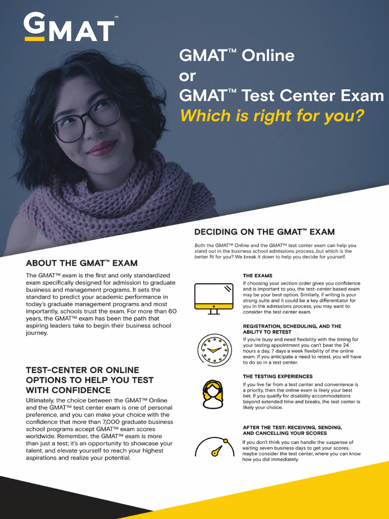 GMAT or GMAT Online | PDF | Graduate Management Admission Test ...