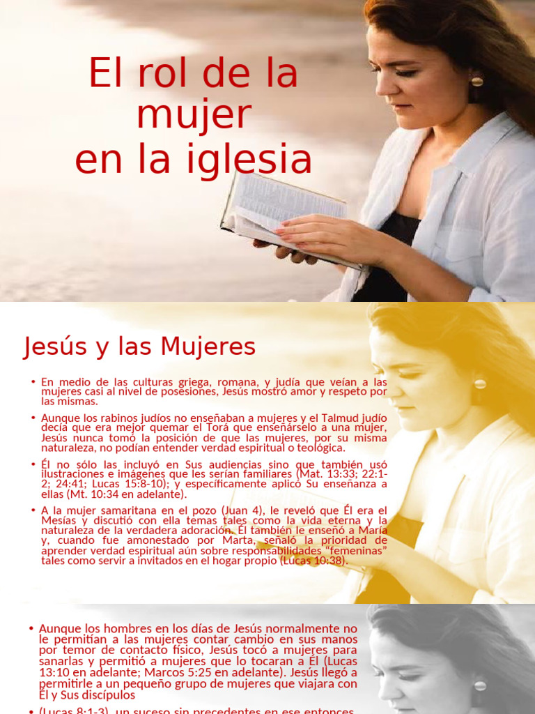 El papel de la mujer en la iglesia cristiana | PDF | Jesús | Iglesia ...