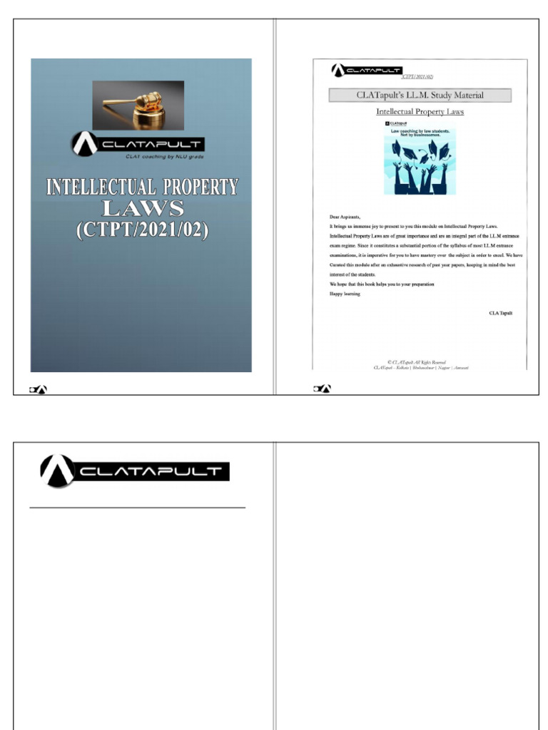Intellectual Property Law | PDF | Patent | Patent Application