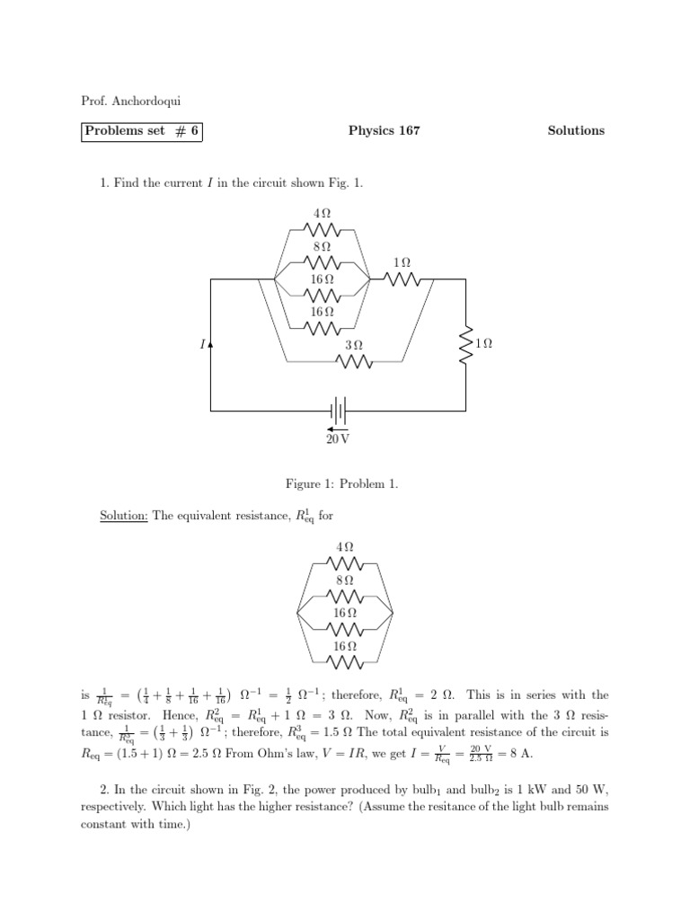 Ee-Solution (Manual Eto Beh) | PDF | Electrical Resistance And ...