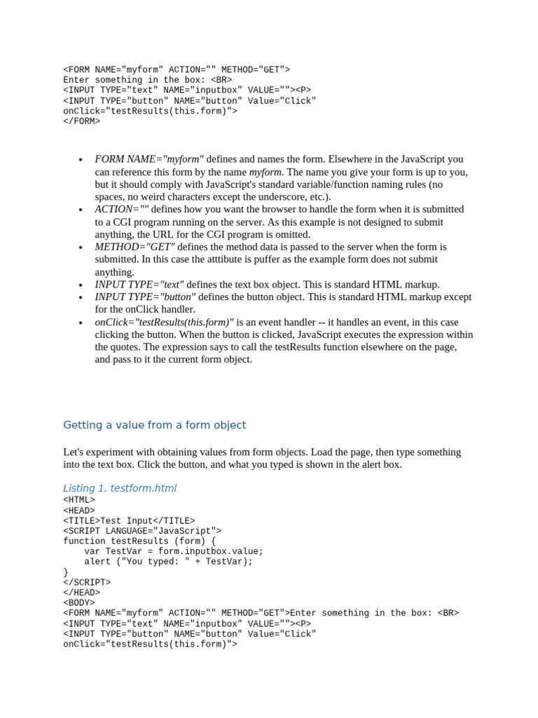 Form name pdf java script html