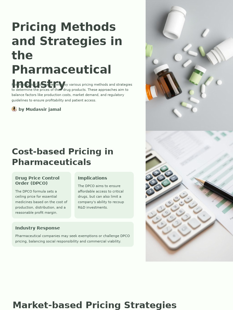 Pharmaceutical Pricing Strategies Explained | PDF