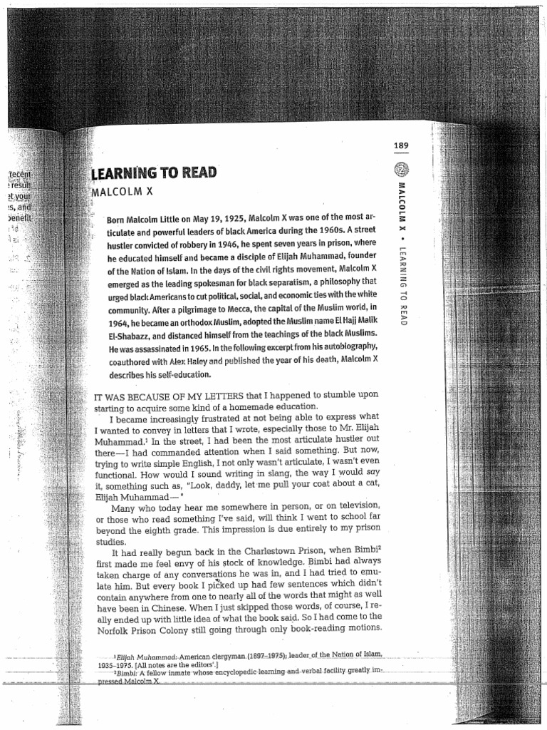 Learning To Read | PDF