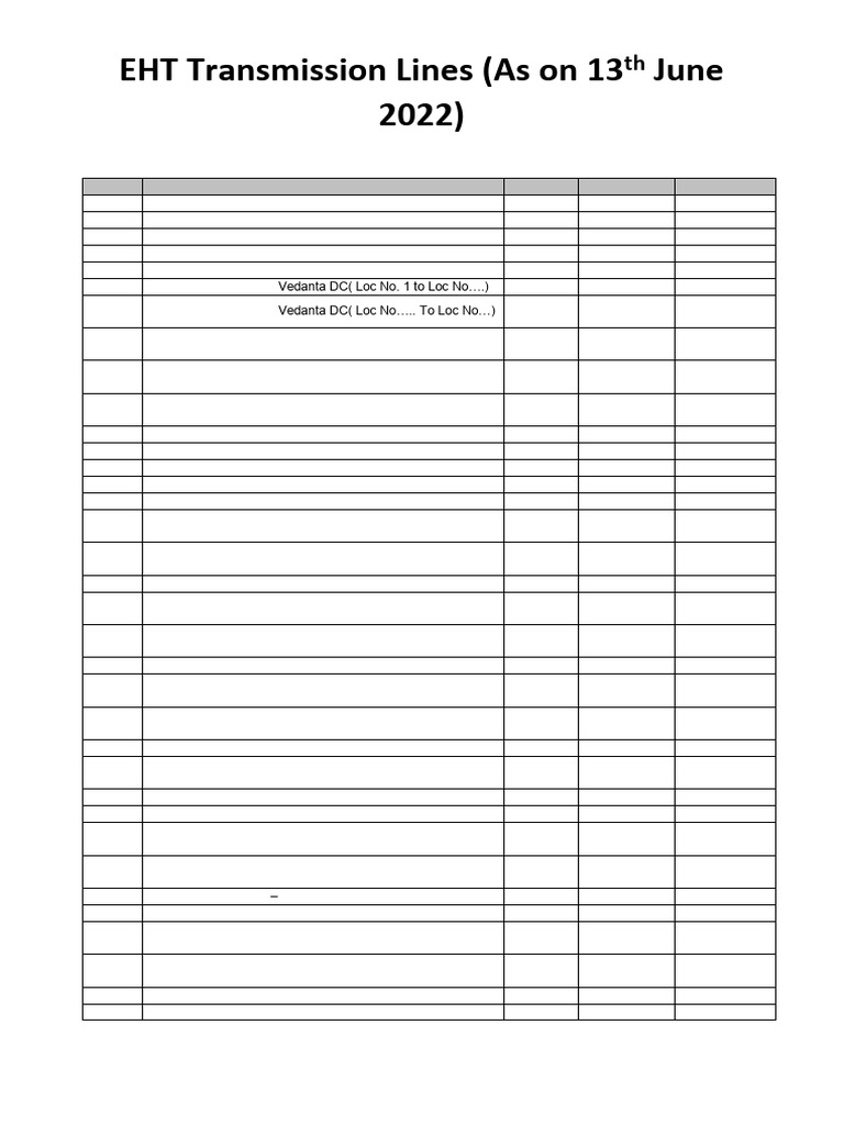 Eht Transmission Line | PDF
