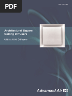 Titus TMSA & TMSA-AA Diffusers Guide | PDF | Duct (Flow) | Ceiling
