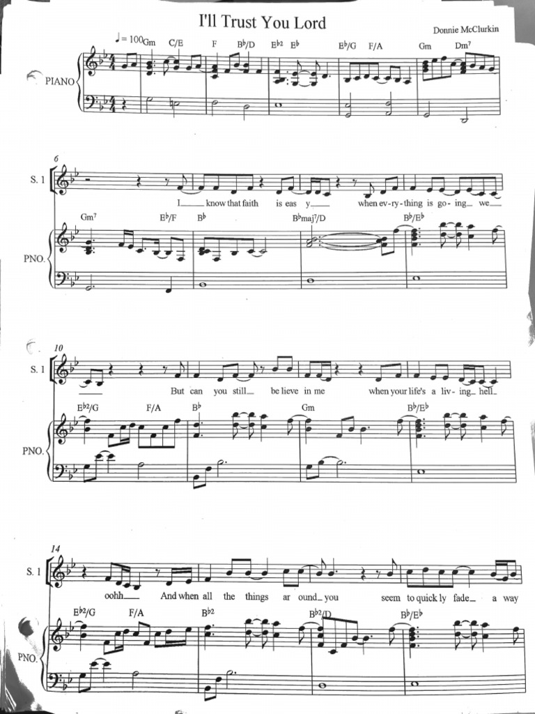 Donnie McClurkin ゴスペル楽譜 Donnie McClurkin ゴスペル楽譜 Donnie McClurkin ゴスペル楽譜