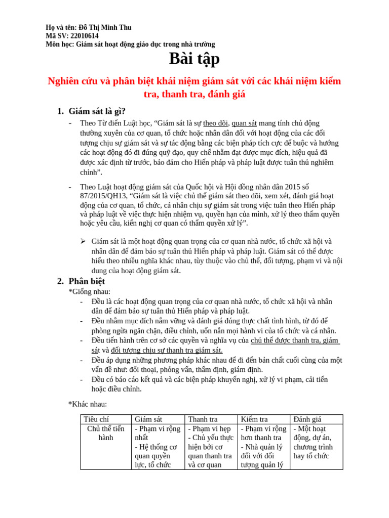Btap Cá Nhân | PDF