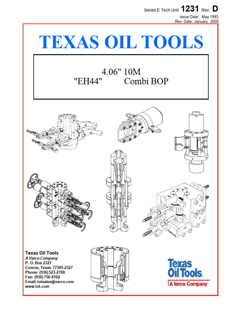 Combi BOP Operation and Maintenance Guide | PDF | Valve | Piston