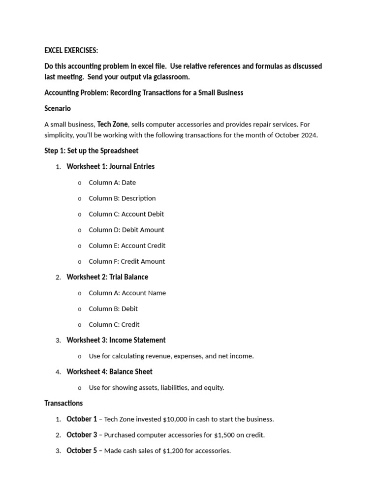 Accounting Problem | PDF