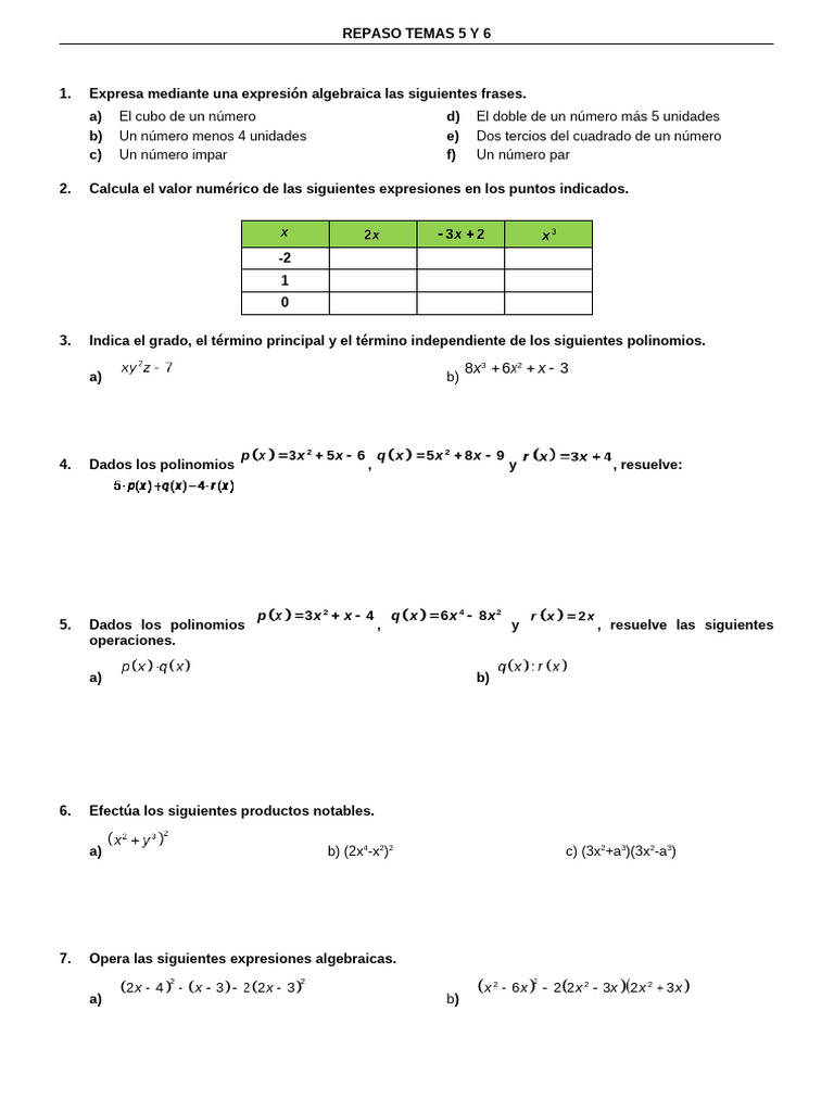 1520846584repaso Temas 5 y 6 | PDF