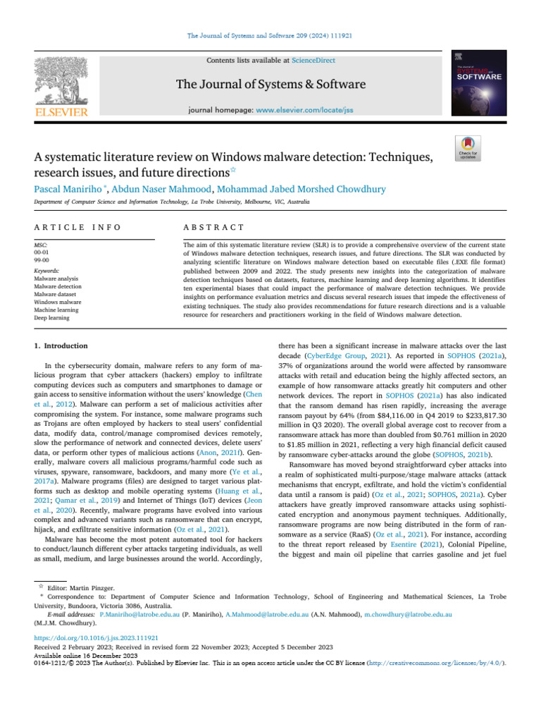 23 Jan 7th | PDF | Malware | Ransomware