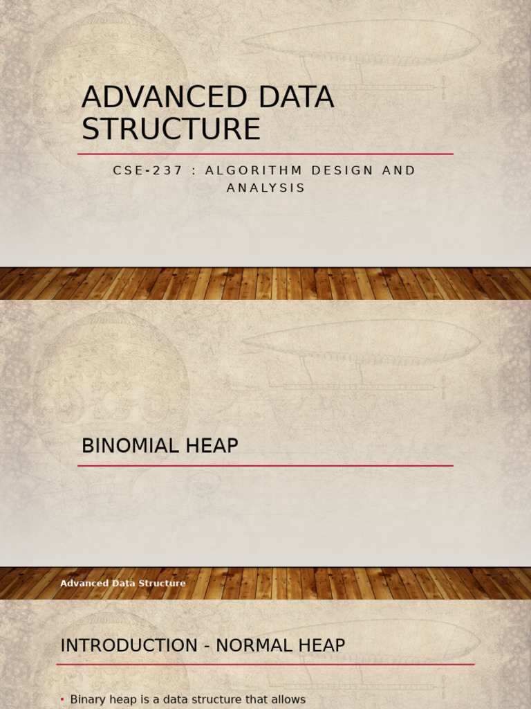 Advanced Data Structures Overview | PDF | Applied Mathematics ...