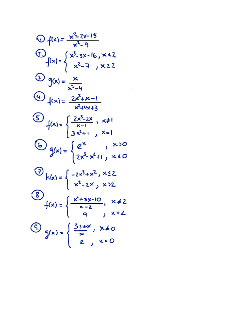 Limits Continuity Pdf