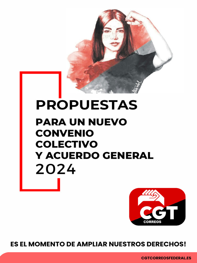 Propuestas para el IV Convenio CGT Correos | PDF | Costo de la vida ...
