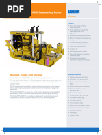 Multiflo rf85mv Dewatering Pump Spec Sheet | PDF | Pump | Diesel Engine