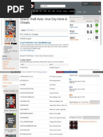 Download Vice City Cheats by qwerting SN78959298 doc pdf