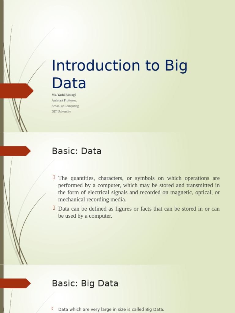 Understanding Big Data Essentials | PDF | Errors And Residuals | Estimator