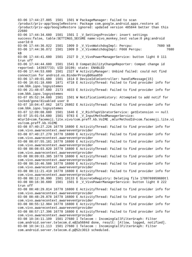 Log | PDF | Software | Computing Platforms