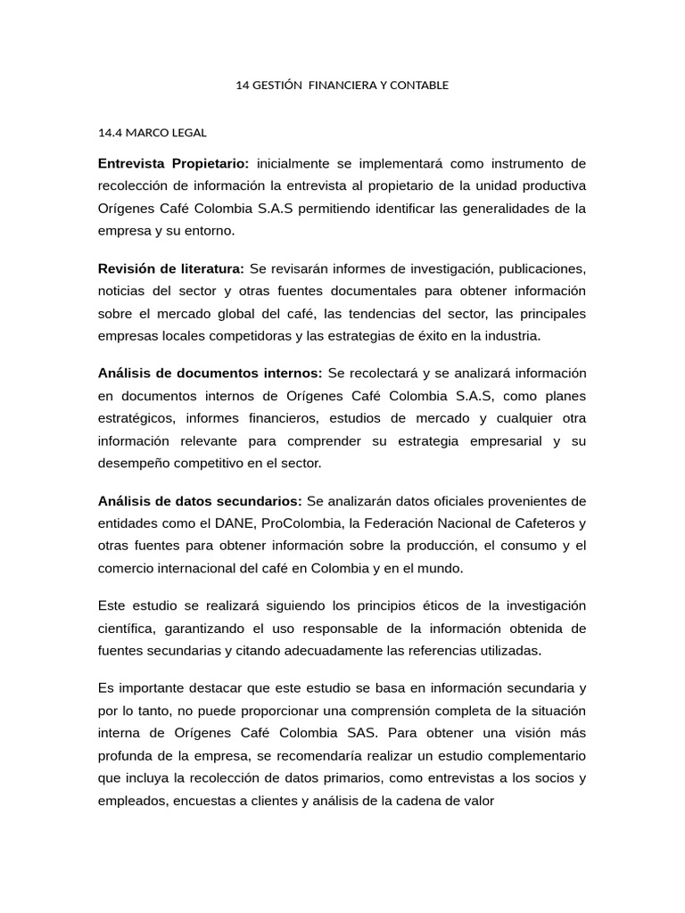 14 Gestión Financiera y Contable Trabajo | PDF | Contabilidad | Auditoría